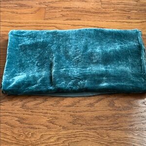 TEAL VELVET FABRIC
~2 yards